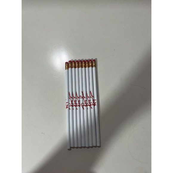 Rayban Pencils 9pc White Color With Red Great For School Or Collectibles - Picture 4 of 4